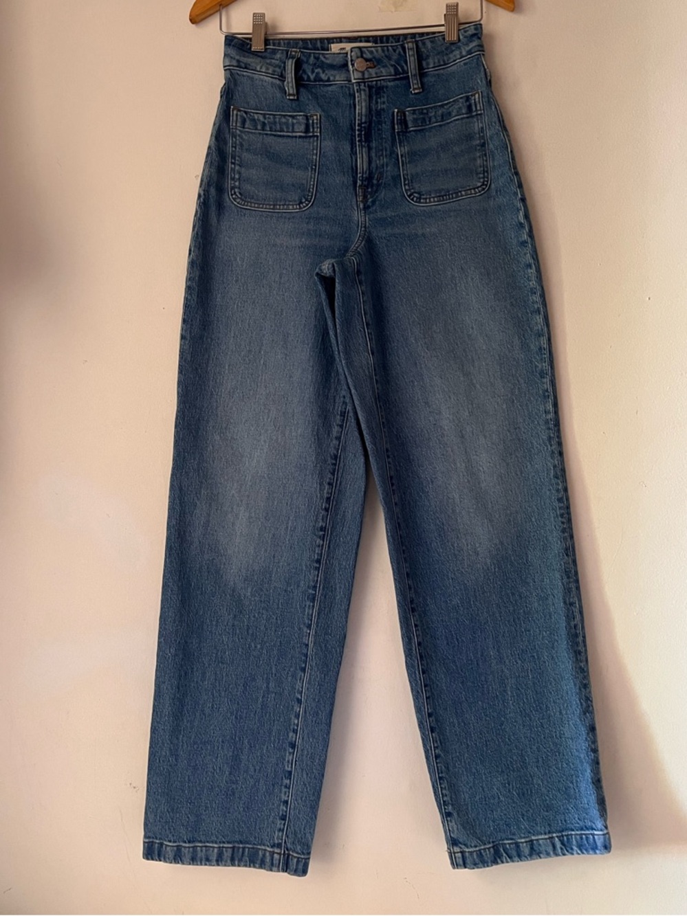 Madewell The Curvy Perfect Vintage Wide-Leg Jean Sz 26T